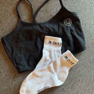 Monat sports bra and socks